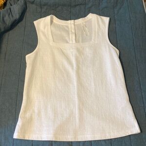 Square neck tank top